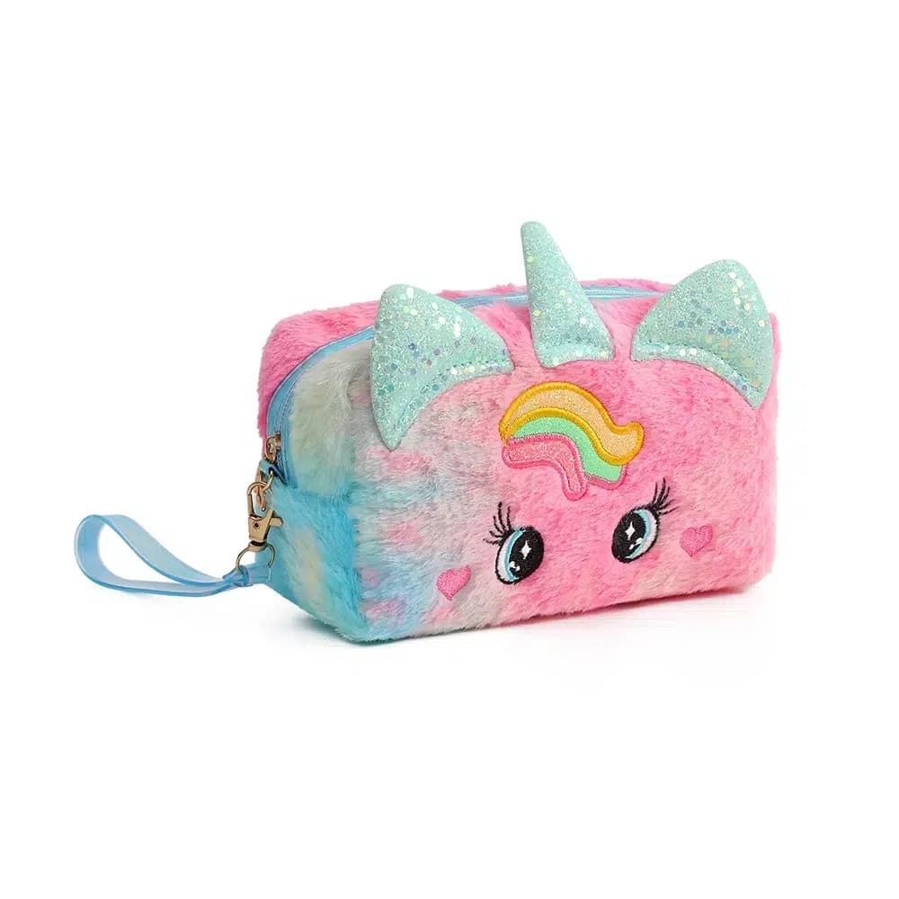 Kawaii Etui Licorne Pastel Met Glitters