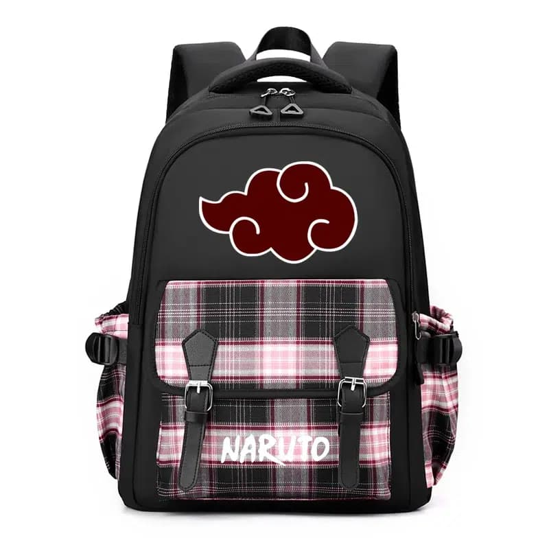 Naruto Rugzak Zwart met Rood Akatsuki Design