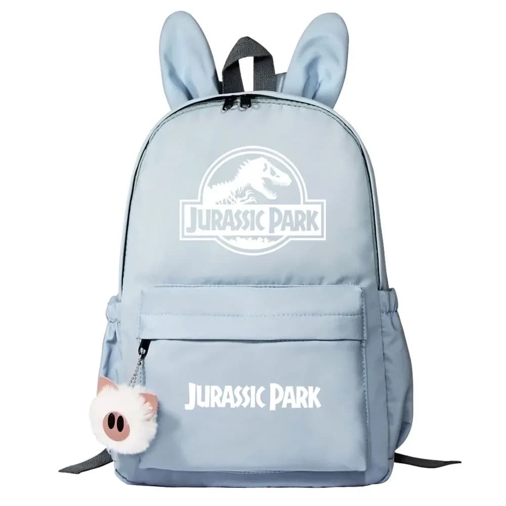 Blauwe Rugzak Jurassic Park met Oortjes