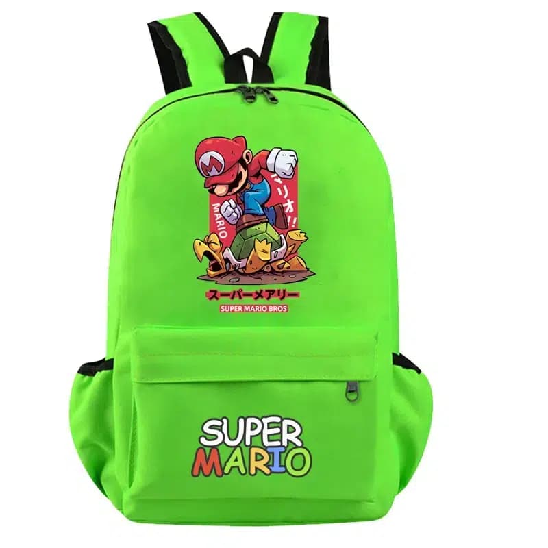 Groene Super Mario Rugzak met Illustratie