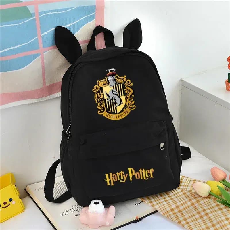 Harry Potter Poufsouffle Rugzak Zwart-Geel