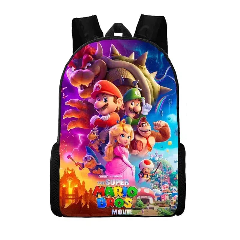 Super Mario Bros Rugzak met Personages