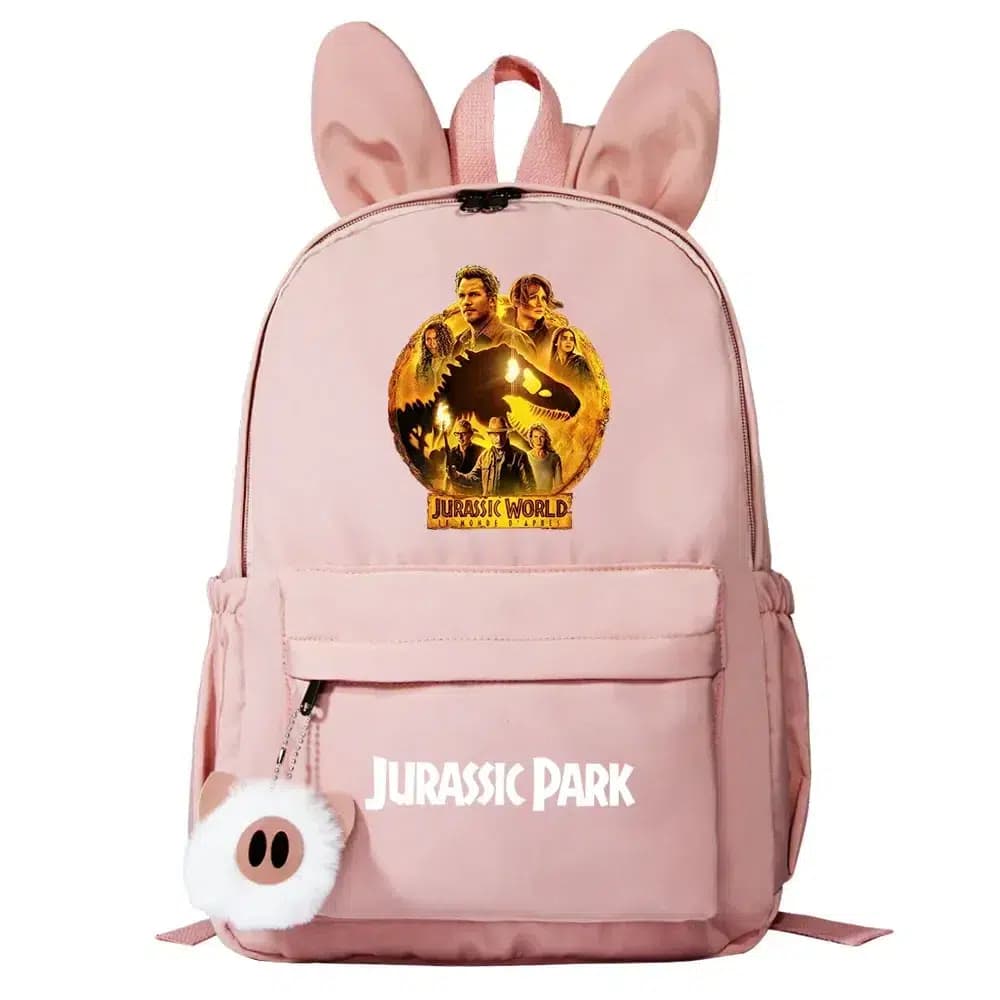 Jurassic World Rugzak Roze met Oortjes