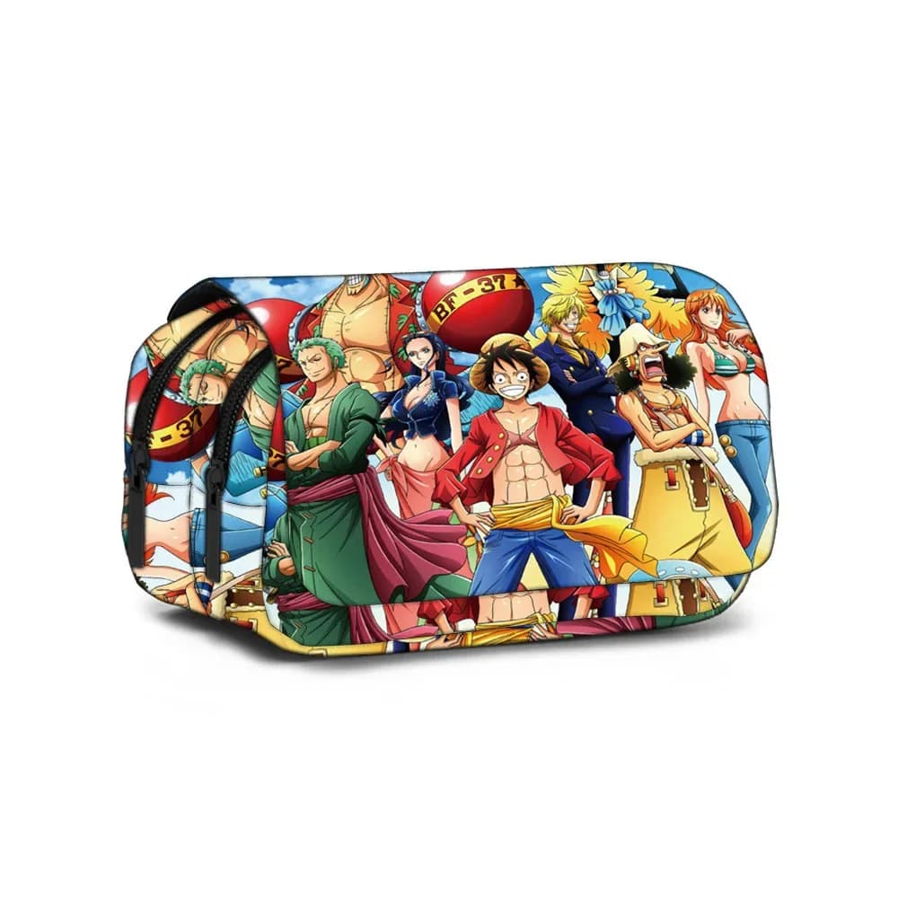 One Piece Etui met Dynamische Illustraties