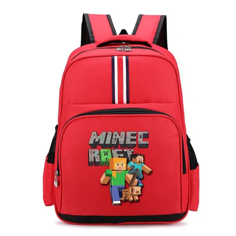 Minecraft Rugzak met Personages en Pixelstijl