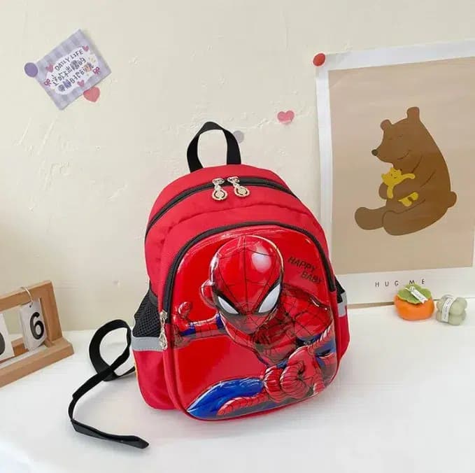 Spiderman Rugzak voor Kinderen Compact Design (Model: Rood)