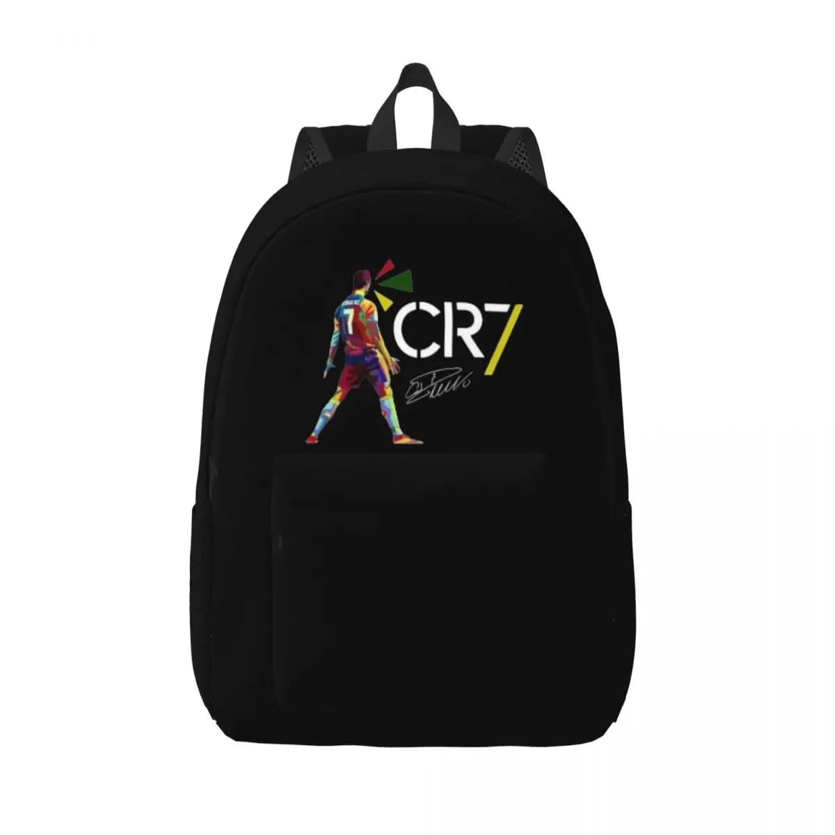 Zwarte rugzak met CR7 pop art design
