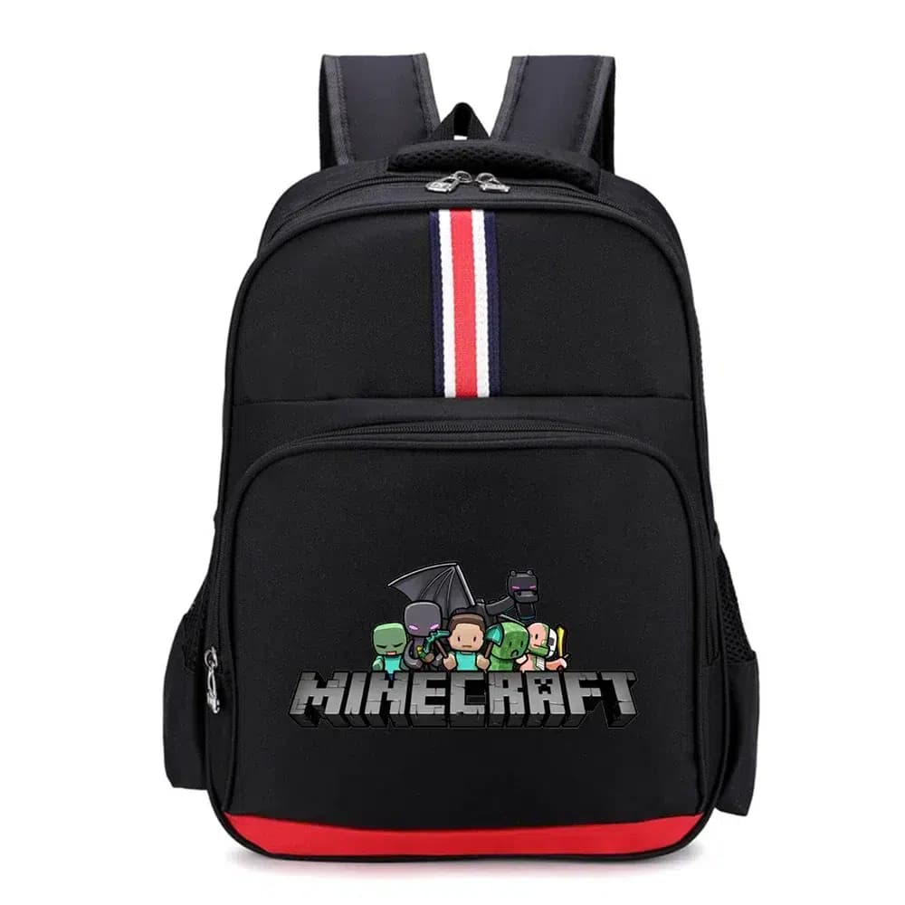Minecraft Rugzak Kinderen met Tricolor Streep
