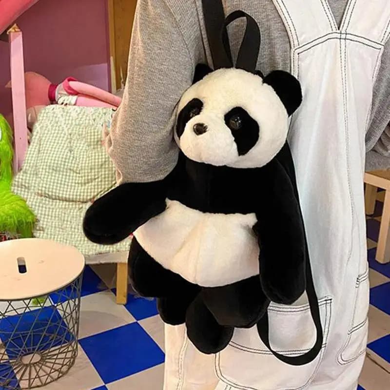 Panda Rugzak Kinderen Zacht Pluche Design