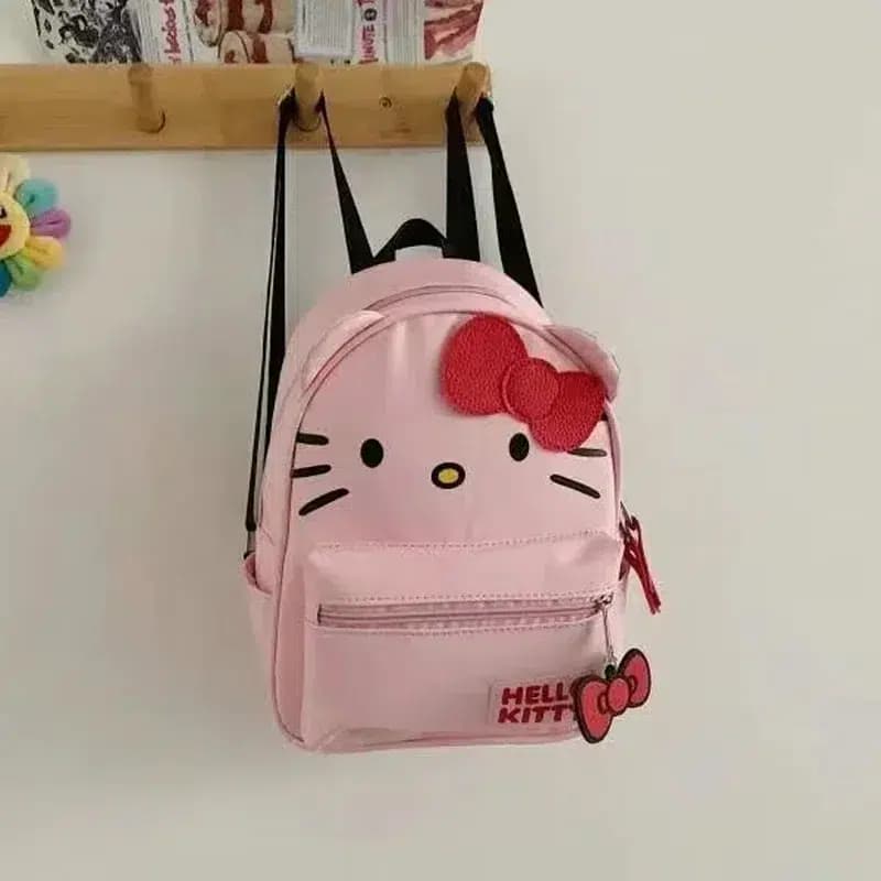 Hello Kitty Rugzak Roze met Rood Nœud