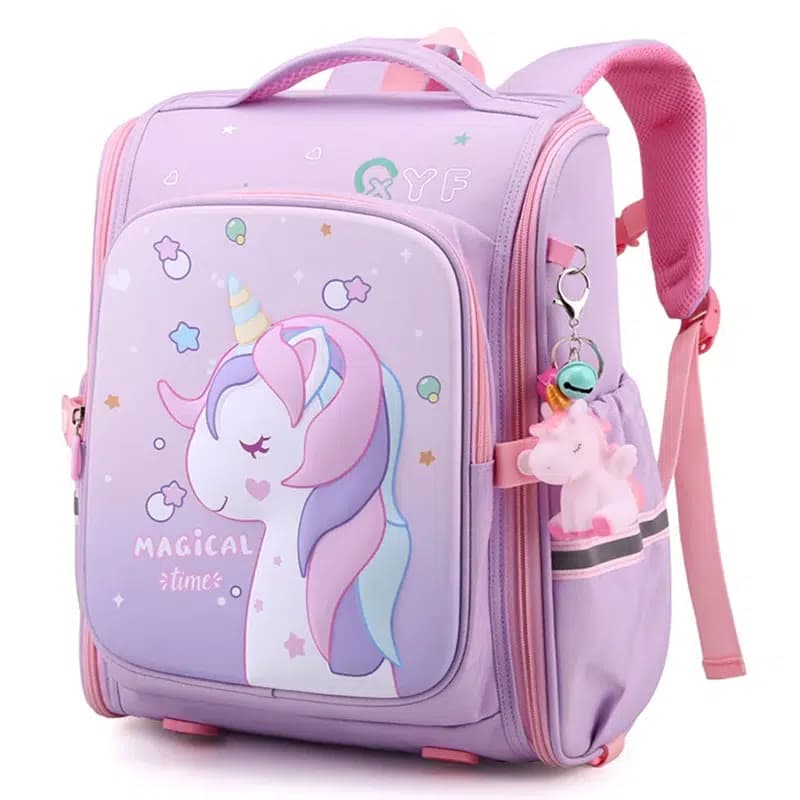Licorne Rugzak Kinderen Pastel Roze Lavendel