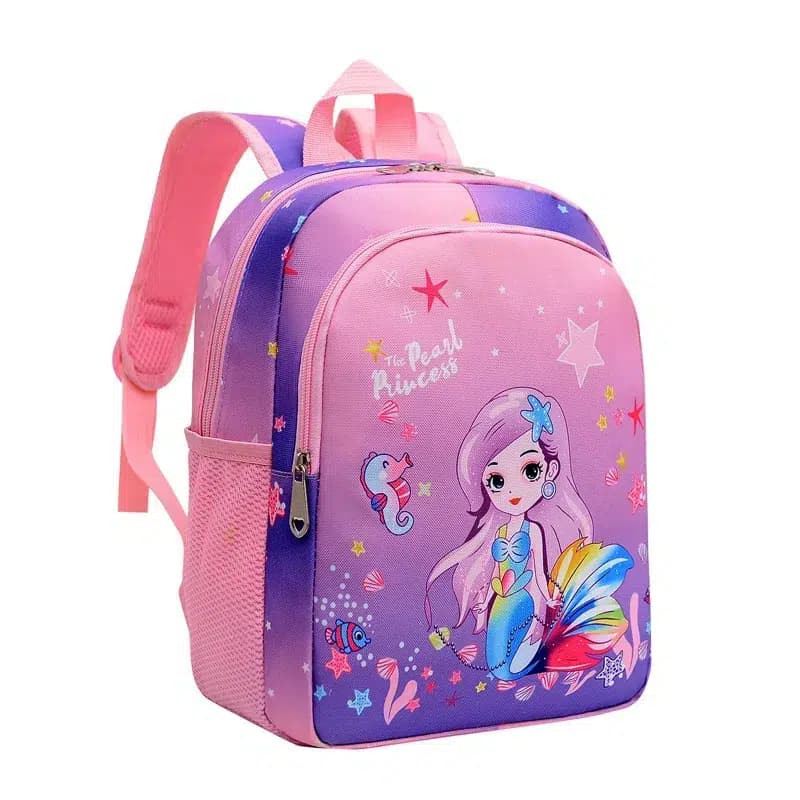 Kinderrugzak Zeemeermin Roze en Blauw Pastel (Model: Paars)