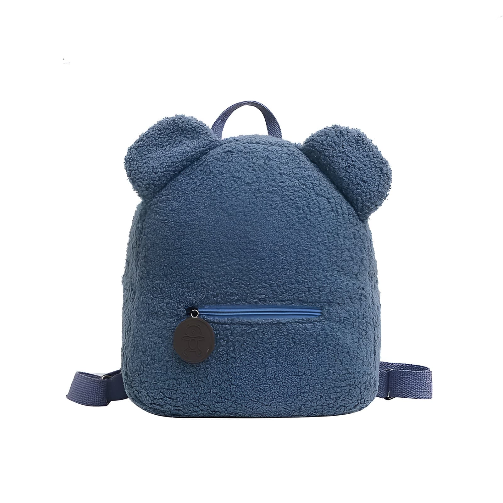 Pluche rugzak met berenoren voor kinderen (Kleur: Groen)