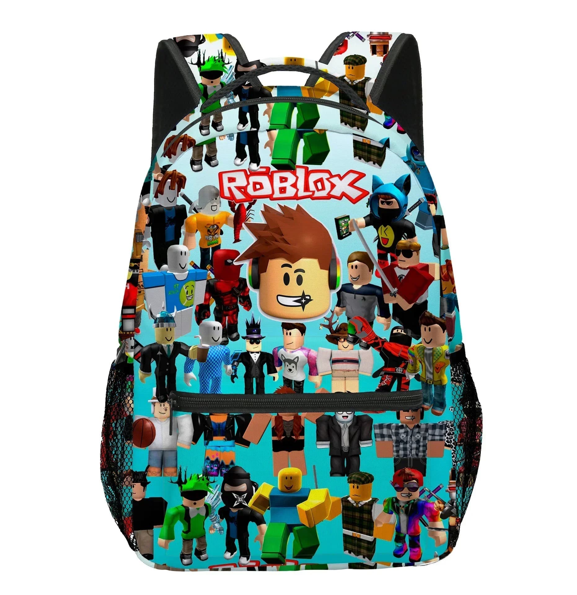 Roblox Rugzak Kinderen Blauw met Personages