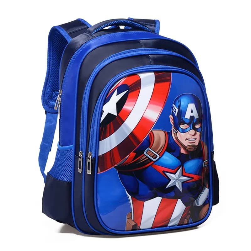 Blauwe Avengers Rugzak met Captain America