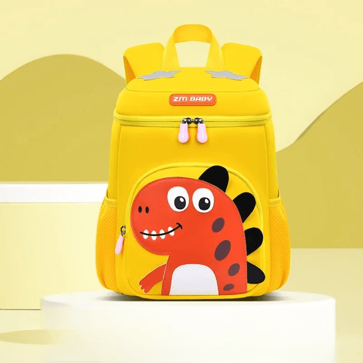 Kinderrugzak Dinosaurus Design Met Epines (Model: Geel)