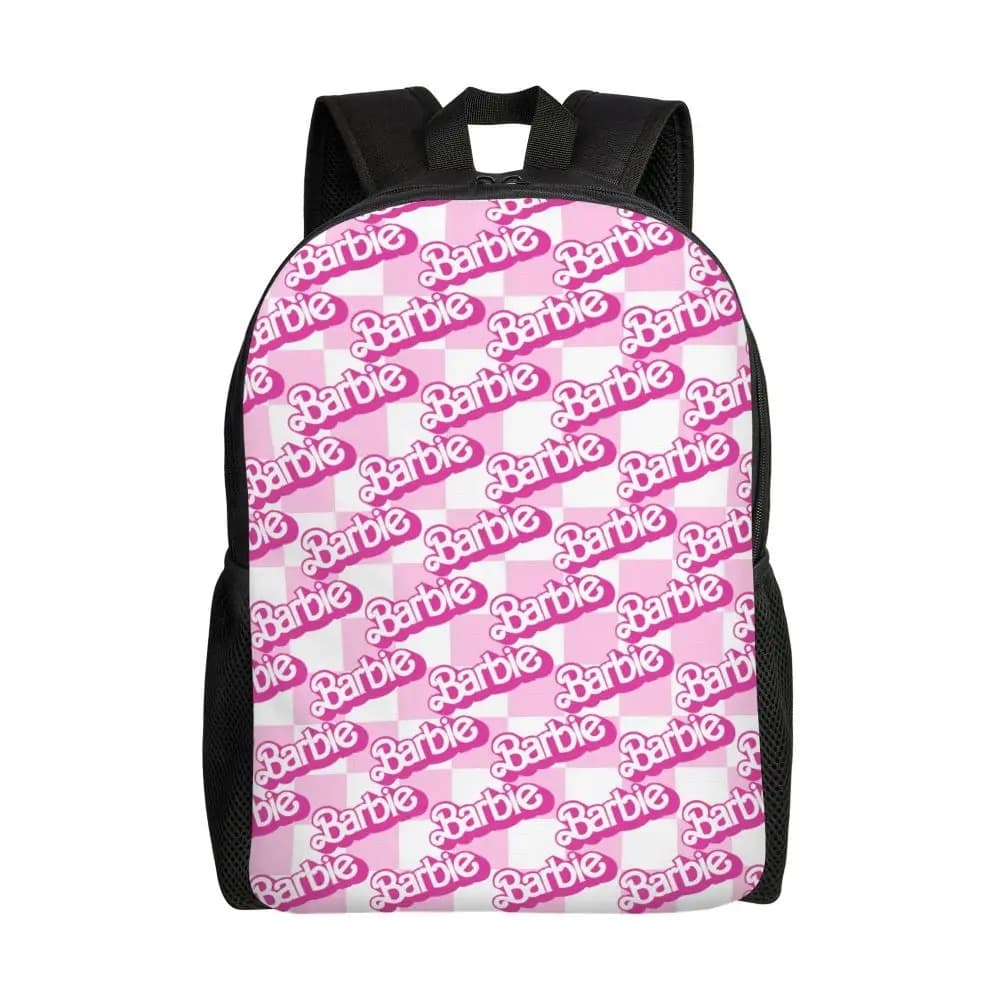 Barbie Rugzak Roze met Logo Print