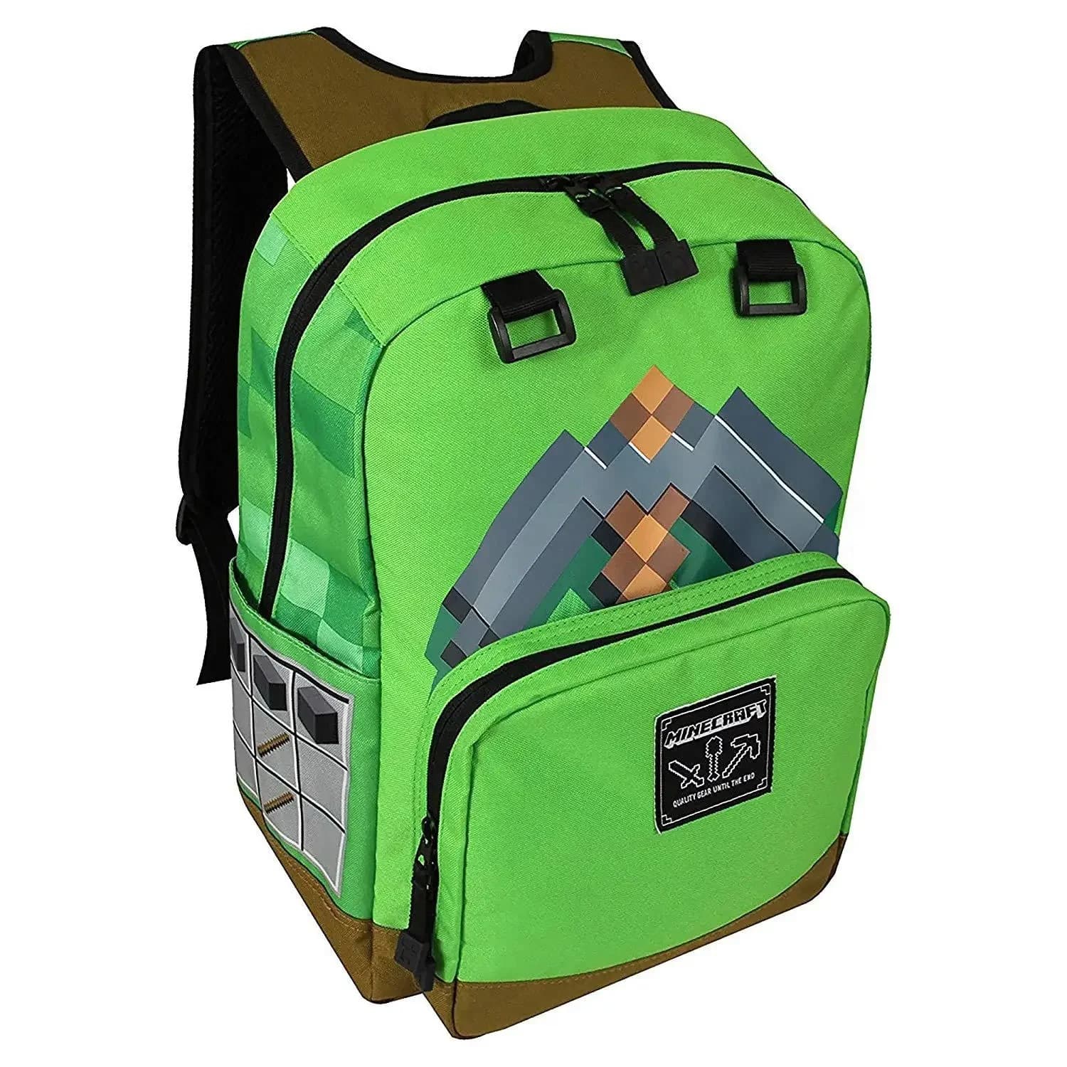Minecraft Rugzak Groen met Pixelart Design