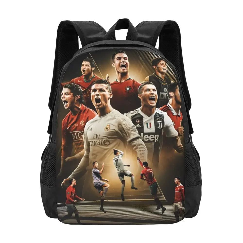 Rugzak Cristiano Ronaldo Zwart Rood Design