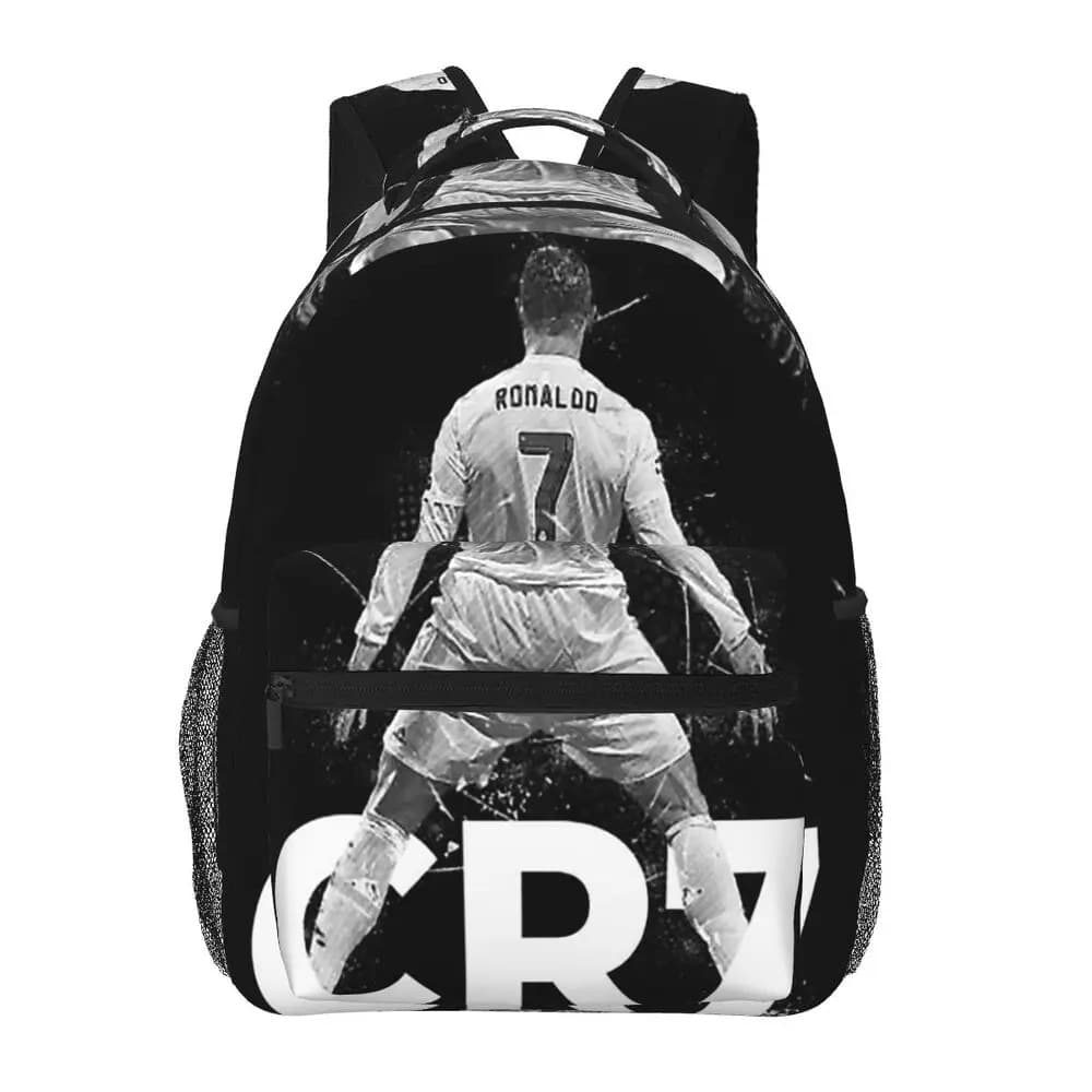 CR7 Voetbal Rugzak Zwart Wit