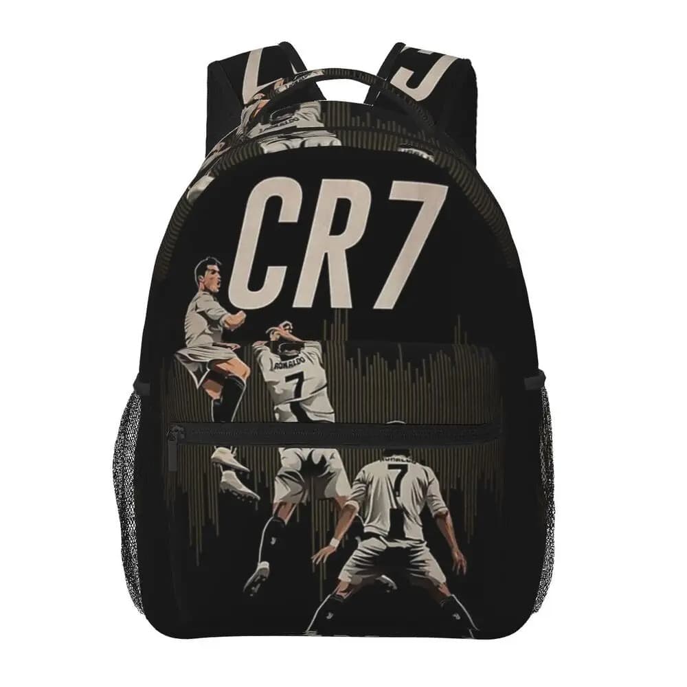 Zwart Rugzak CR7 Voetbal Design