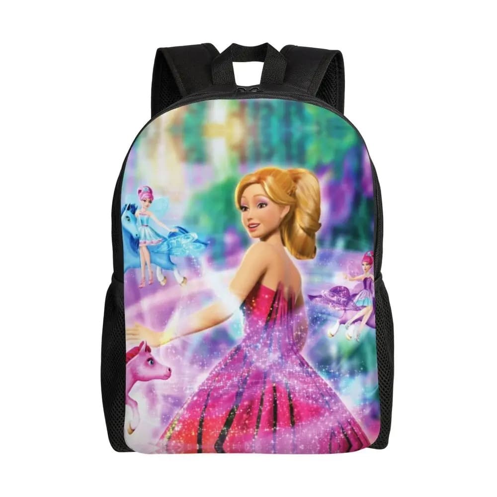 Roze Barbie Rugzak met Magische Print