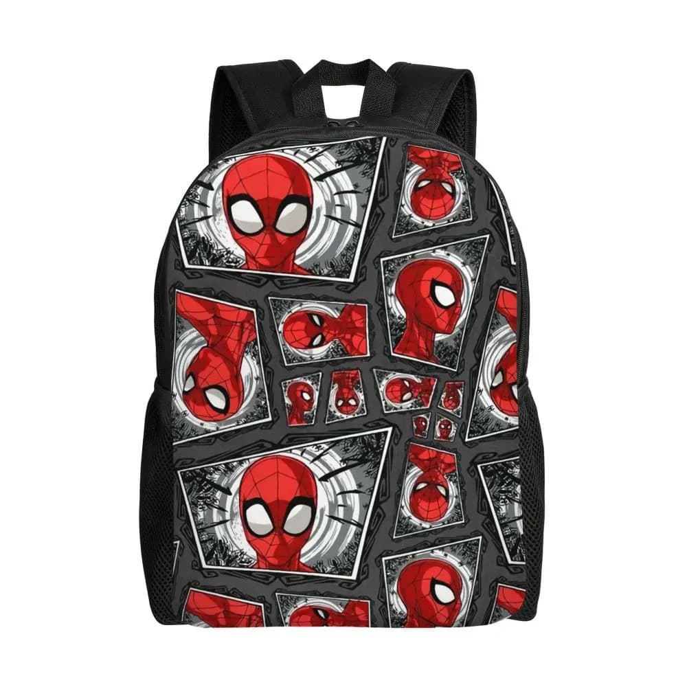 Spiderman Rugzak Rood Zwart voor Kinderen