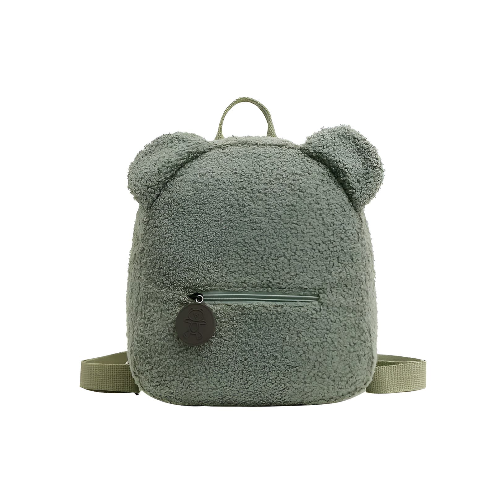 Pluche rugzak met berenoren voor kinderen (Kleur: Blauw)