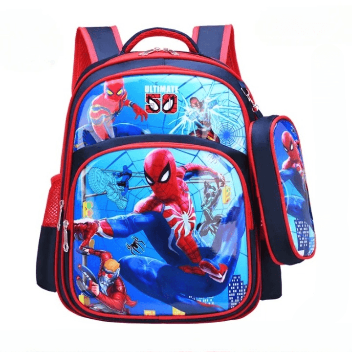 Spiderman Rugzak Blauw en Rood