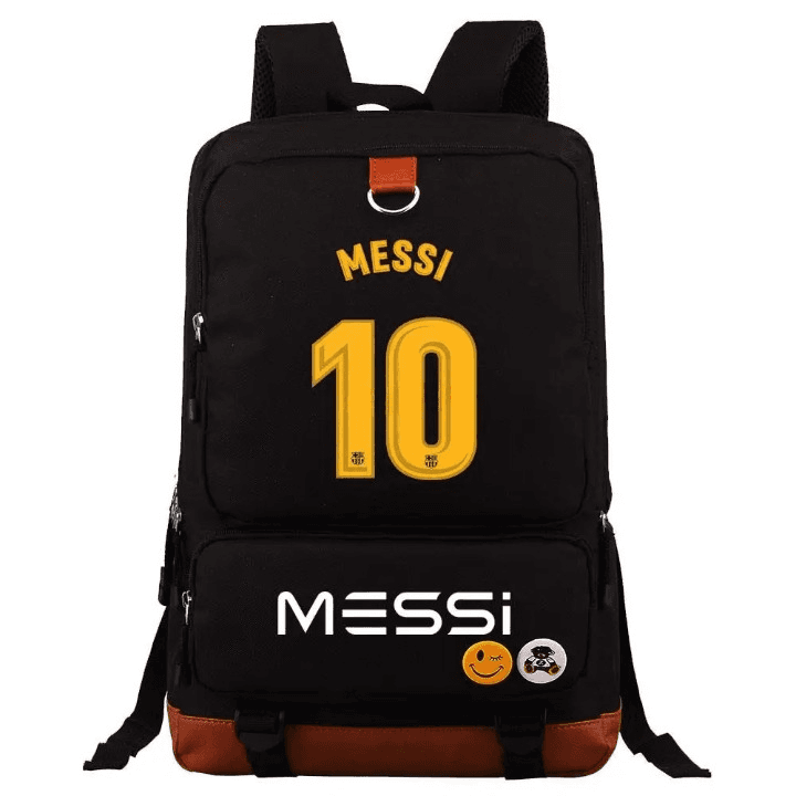Zwarte Rugzak Kinderen Messi Nummer 10
