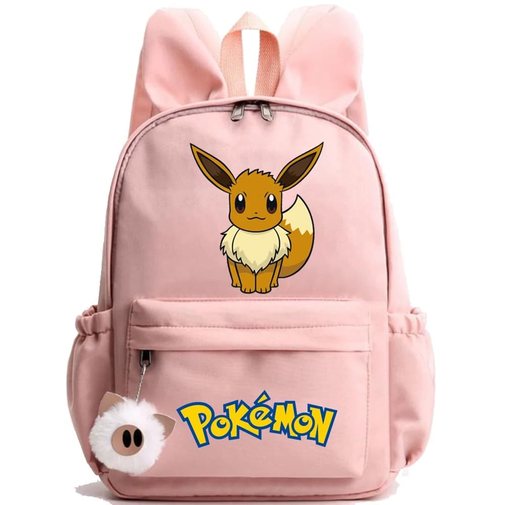 Pokémon Rugzak Evoli Roze met Pompon