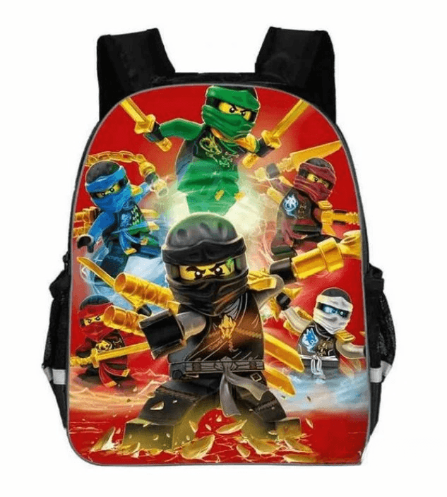 Ninjago Rugzak Kinderen Rood Actieontwerp