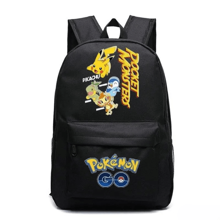 Pokémon Rugzak Zwart met Personages Design
