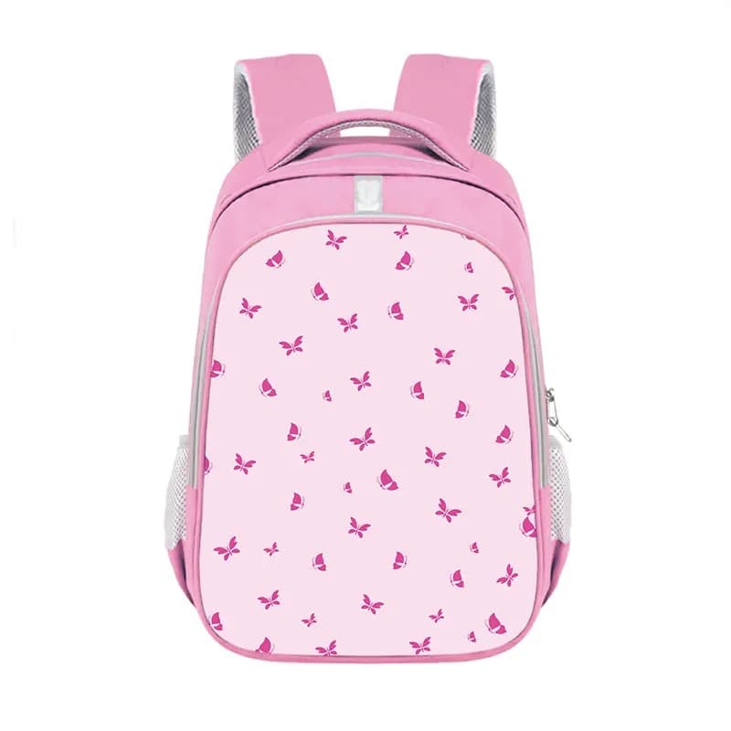 Roze Kinder Rugzak met Vlinderdesign