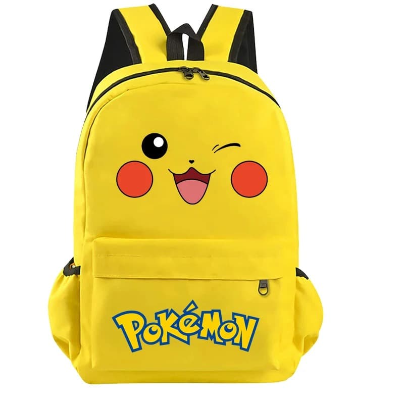 Gele Pikachu Rugzak met Pokémon Logo