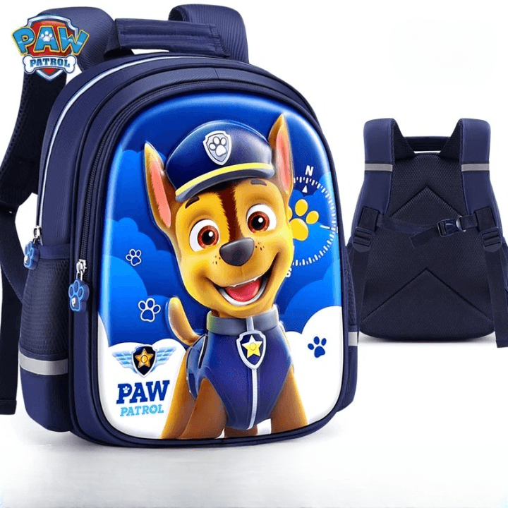 Paw Patrol rugzak blauw met politiehond (Model: Chase)