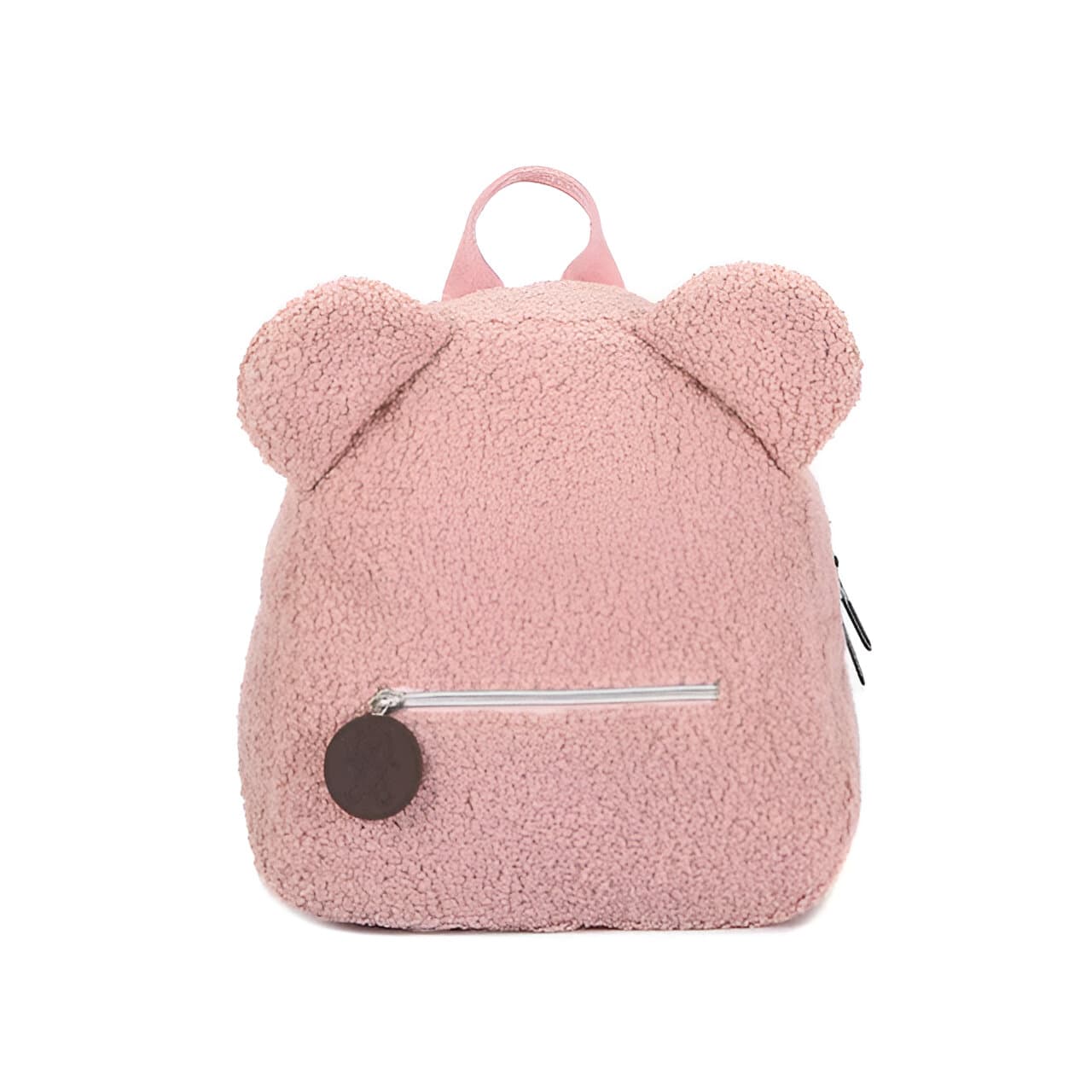 Pluche rugzak met berenoren voor kinderen (Kleur: Bruin)