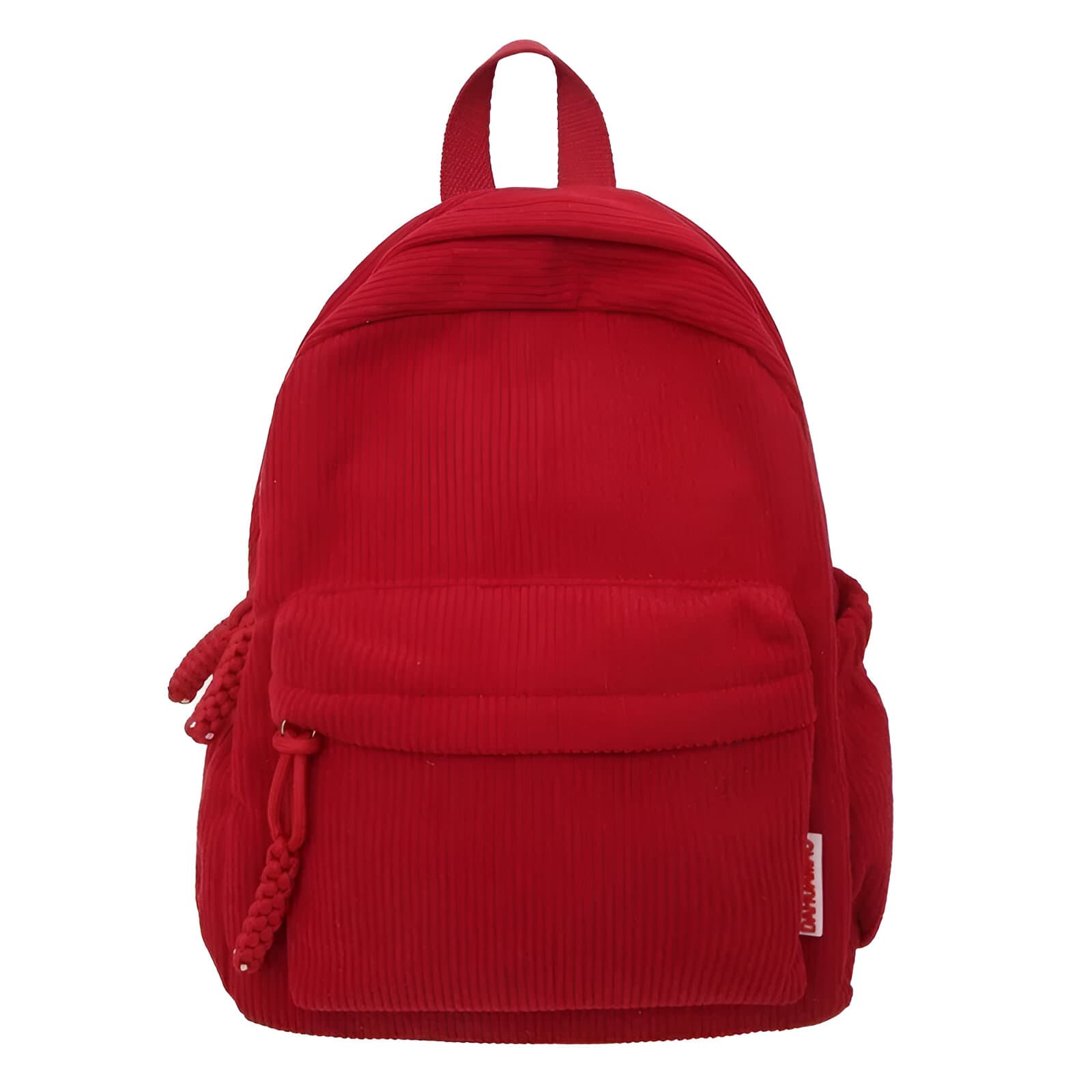 Rugzak Kinderen Velours Côtelé Modern Design (Kleur: Beige)