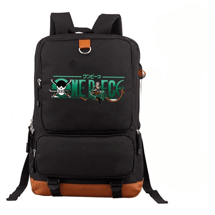 One Piece Rugzak Zwart met Roronoa Zoro