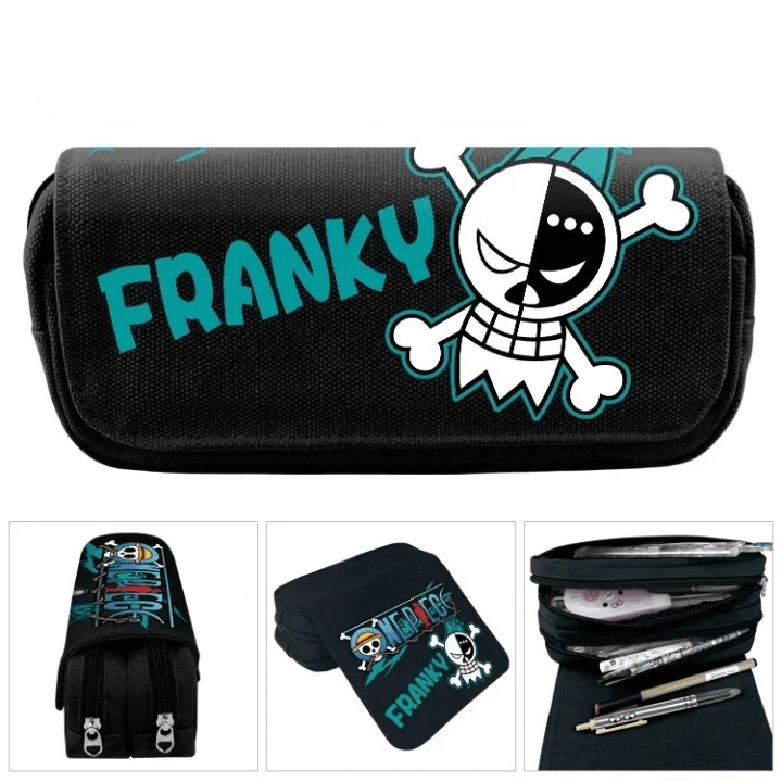 One Piece Etui Franky Zwart Blauw