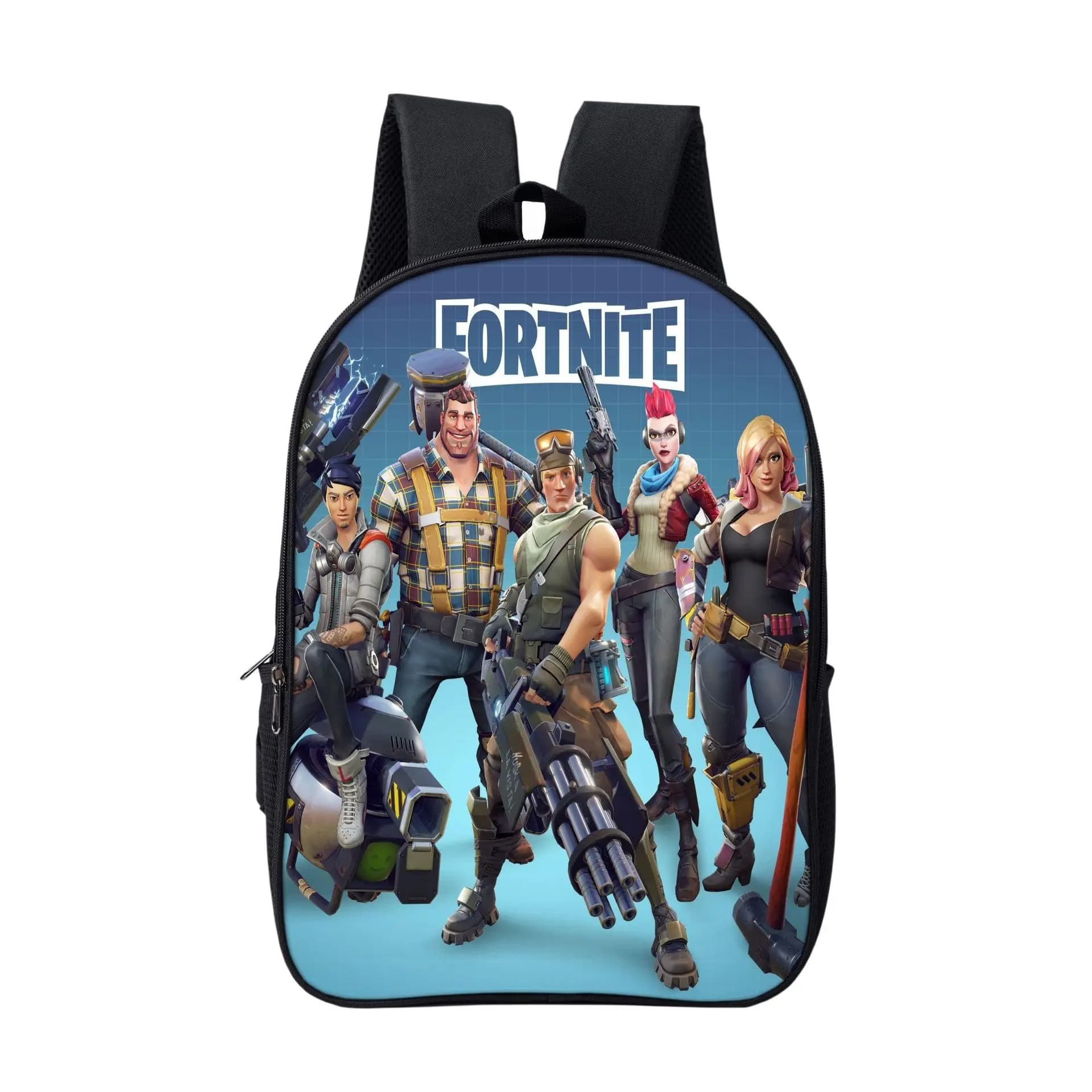 Fortnite Rugzak Blauw met Personages