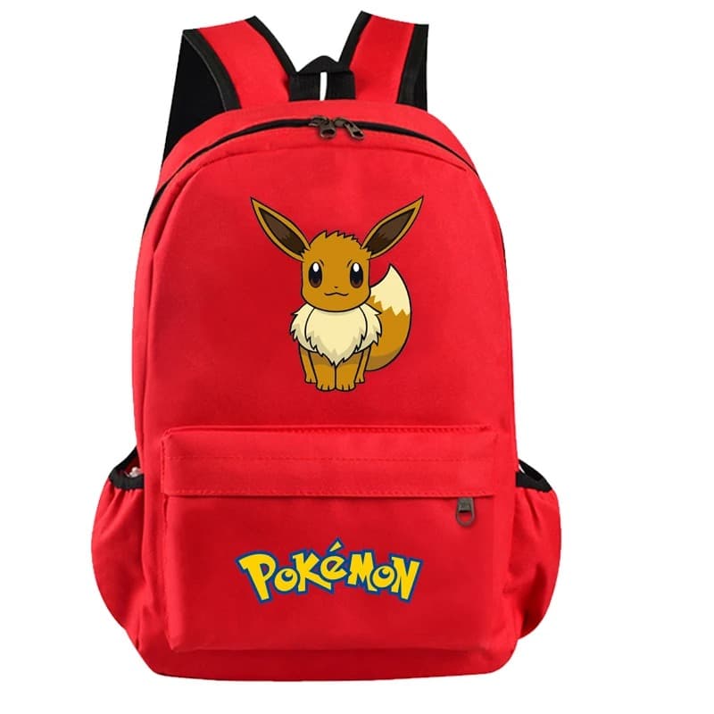 Rode Pokémon Rugzak met Évoli Design