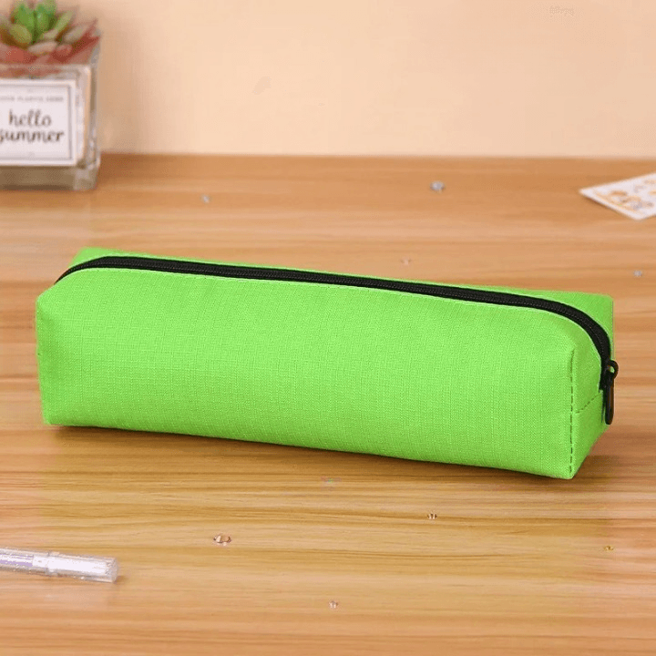 Groen Rechthoekig Etui met Ritssluiting