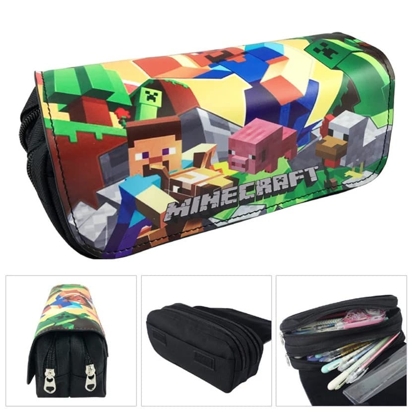 Minecraft Pennenzak met Pixel Ontwerp