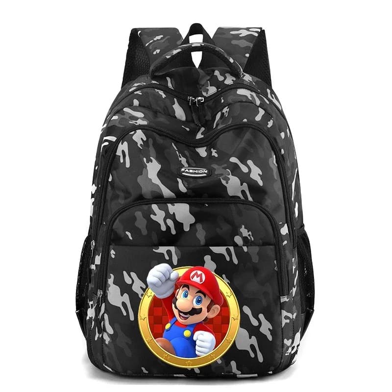 Super Mario Rugzak met Camouflage en Personages