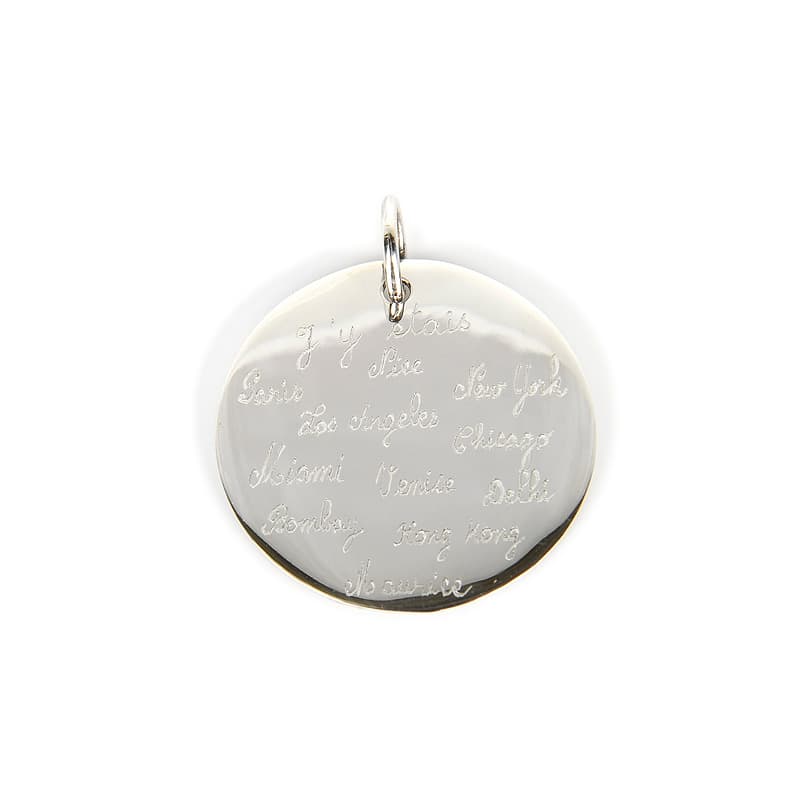 COLLIER MEDAILLE RONDE GM