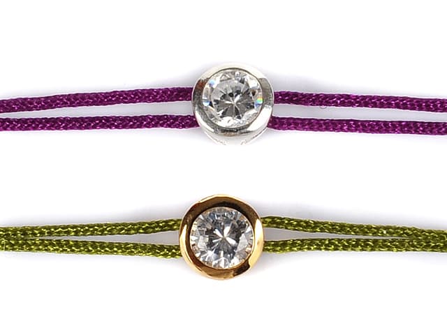 BRACELET SOLITAIRE CORDON