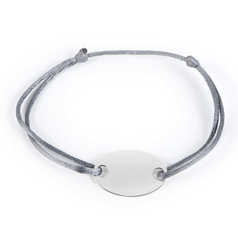 BRACELET PLAQUE OVALE