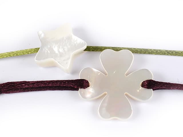 BRACELET TREFLE NACRE GM ENFANT -