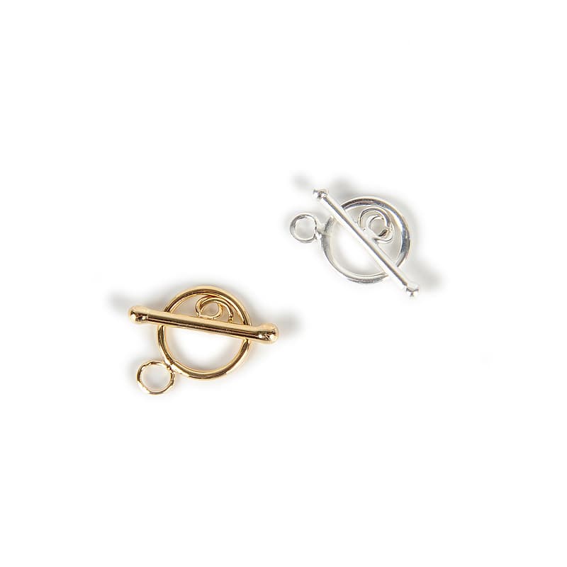 FERMOIR TIGE ARGENT OU PLAQUE-OR -